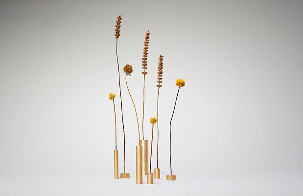 Набор из 3 держателей с подносом Plinto Tray Small 