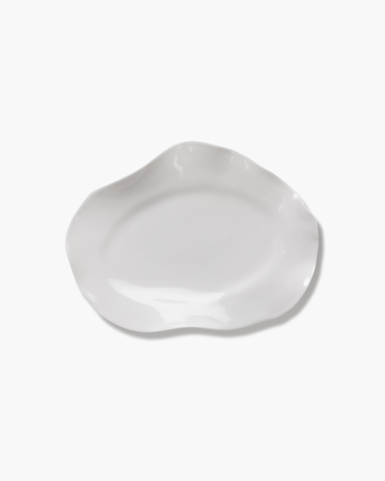 Сервировочная тарелка Plate Oval Daenkei L White Perfect Imperfection, Serax