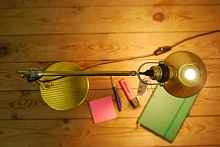 Настольная лампа Tolomeo Micro Gold 0011860A, Artemide