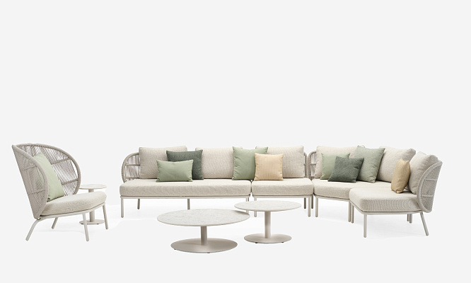 Уличный журнальный столик Kodo Round Coffee Table 