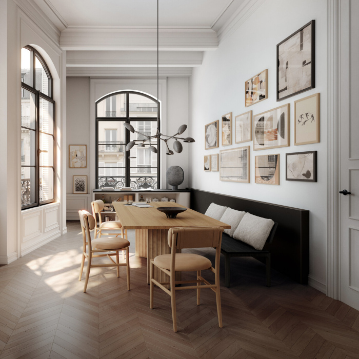 Обеденный стул Nama Dining Chair — Nubuck, 101 Copenhagen