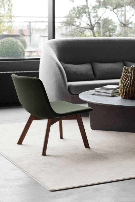 Кресло Pato Lounge Wood base, Fredericia