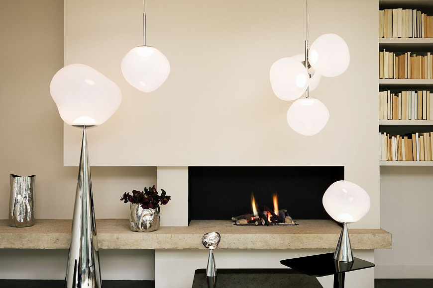 Подвесной светильник Melt Mini Opal/GoldLed, Tom Dixon
