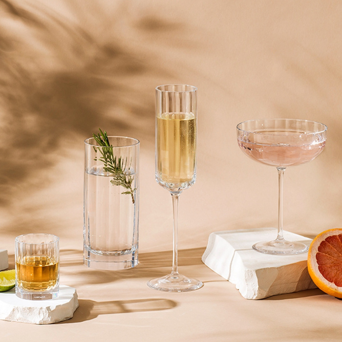 Набор из 2-х бокалов для шампанского Fluted Champagne Flute – Set of 2, Richard Brendon