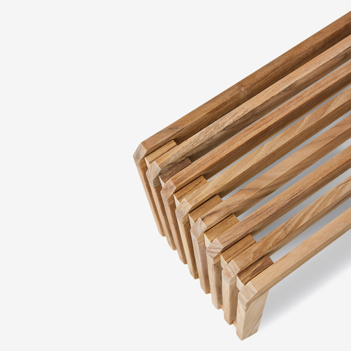 Slatted bench XL – Teak, 