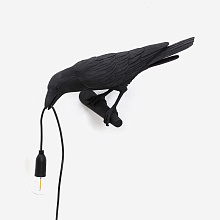 Настенный светильник Bird Looking Left Black, Seletti
