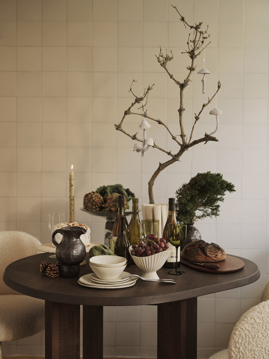 Набор из 4-х ёлочных игрушек Mushroom Ornaments — Set of 4, Ferm Living