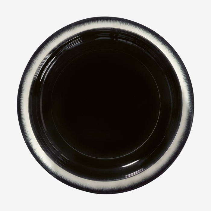 Тарелка Plate, 28, Dé Off-White/Black by Ann Demeulemeester, Serax