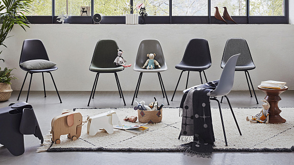 Стул Eames Plastic Side Chair RE DSX, Vitra