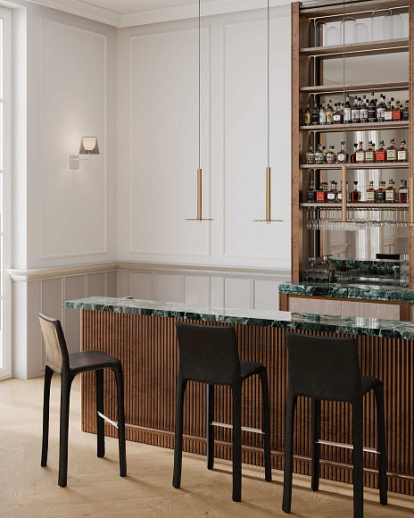 Барный стул Cab 410, Cassina