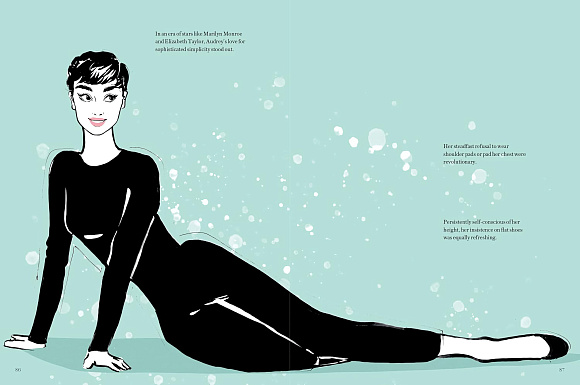 Книга Audrey Hepburn: The Illustrated World of a Style Icon, 