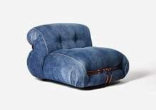 Кресло Soriana, Denim Crafted By Roy Roger's, Cassina