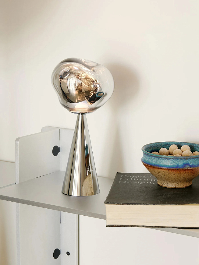 Настольная лампа Melt silver, Tom Dixon