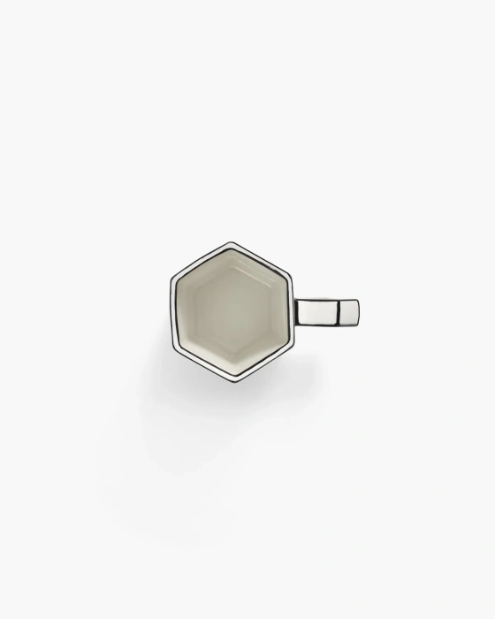 Чашка для эспрессо Double espresso cup white-black Carte Blanche, Serax