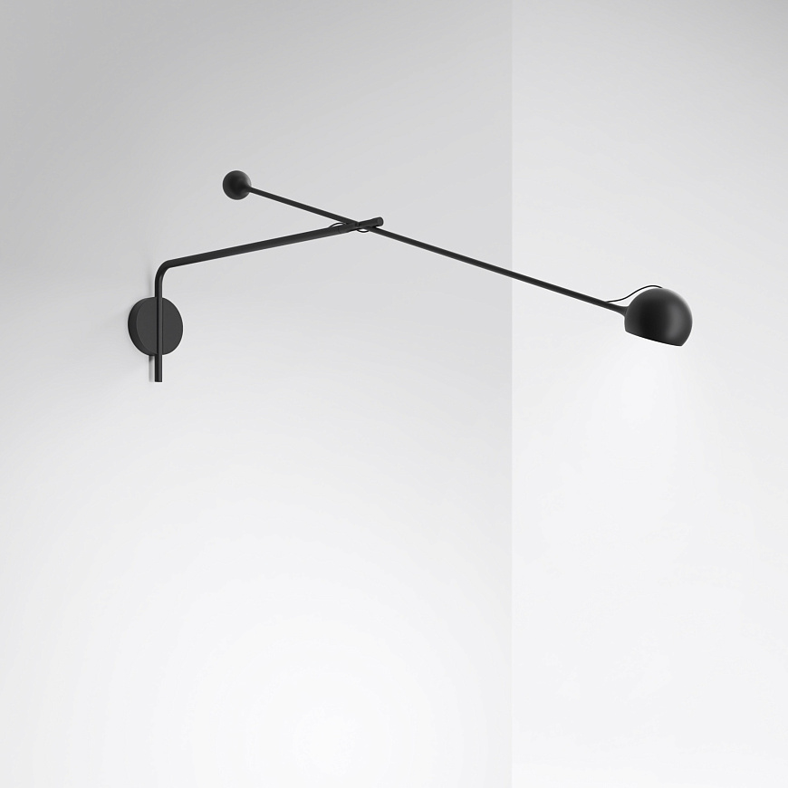 Настенный светильник Ixa Arm Anthracite, Artemide