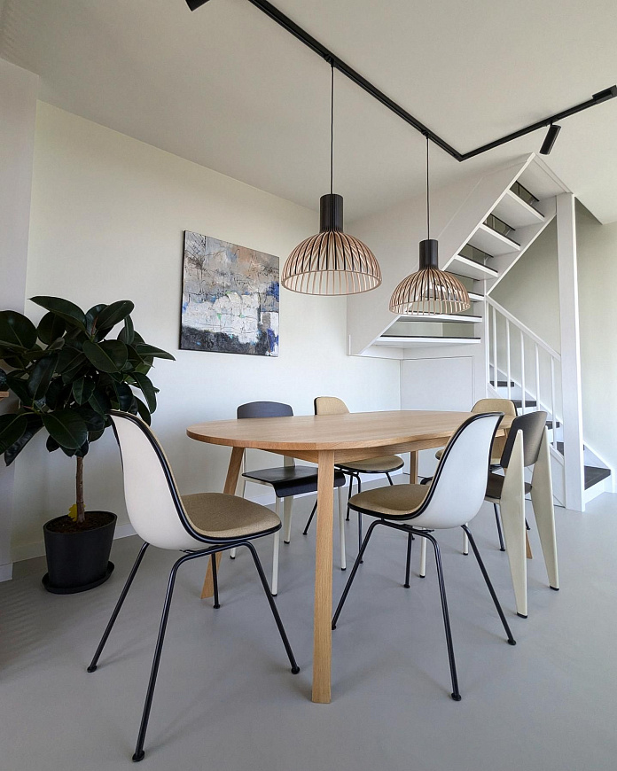 Стул Eames Plastic Side Chair RE DSX, Vitra