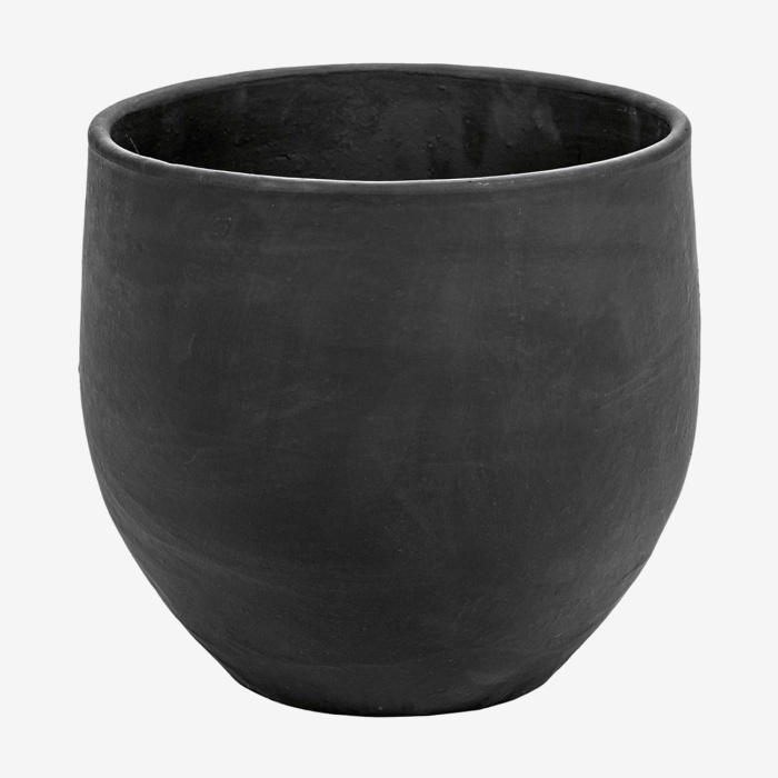 Кашпо Flowerpot Round Black by Marie Michielssen, Serax