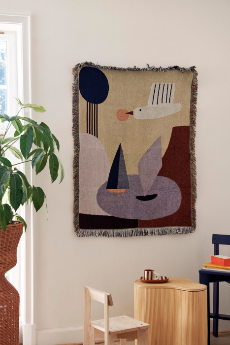 Одеяло Bird Tapestry Blanket, Ferm Living