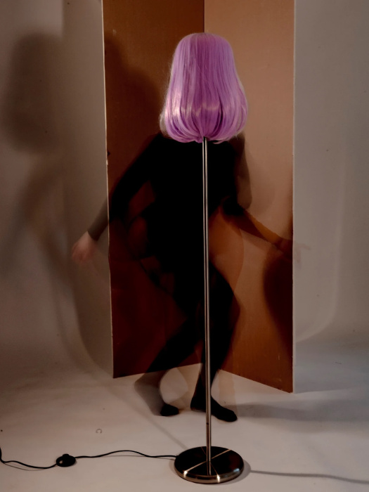 Напольный светильник Scalp standing lampshade lilac, Gnilmydkcab