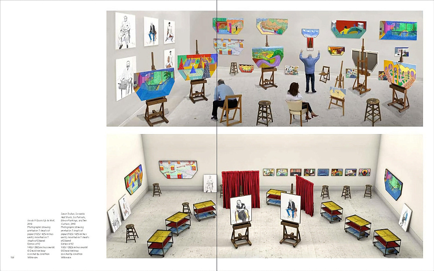 Книга David Hockney, Skira