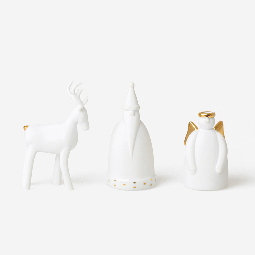 Набор из 3-х статуэток Winter Forest figure – Set of 3, Räder