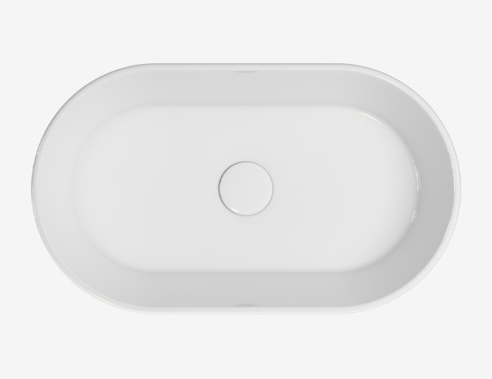 Накладная раковина Forty3 овальная, Ceramica Globo