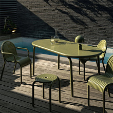 Стол Groove Obround Moss, Tom Dixon