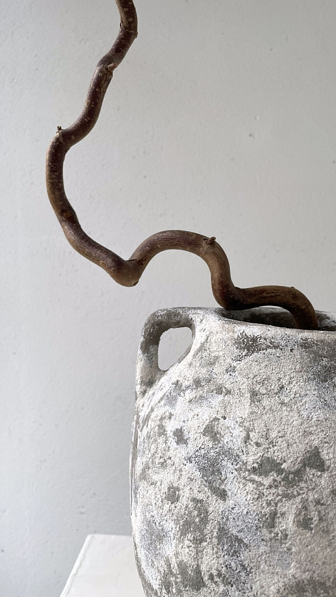 Ваза-сосуд с ручками в стиле Ваби-Саби, Marina Zaitseva