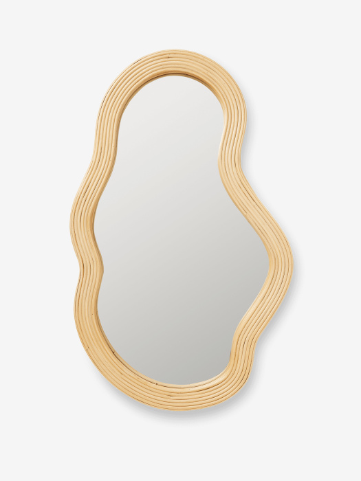 Настенное зеркало Pond Rattan Mirror — Medium, Ferm Living