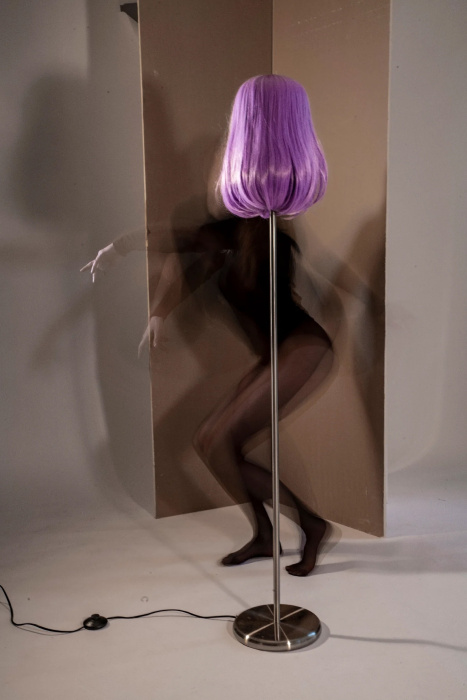 Напольный светильник Scalp standing lampshade lilac, Gnilmydkcab