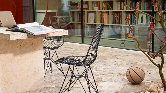 Стул Wire Chair DKR, Vitra