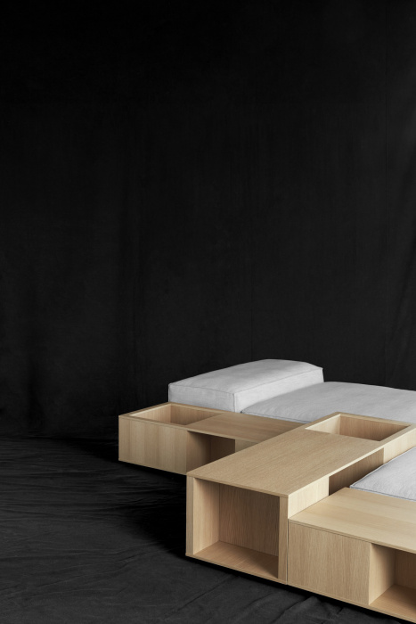 Журнальный столик Living Divani Extrasoft Contenitori, Living Divani