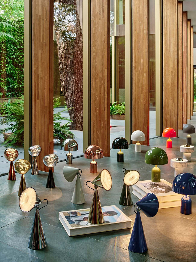 Настольная лампа Pose Portable Indigo, Tom Dixon