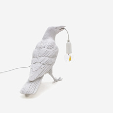 Настольная лампа Bird Waiting White, Seletti