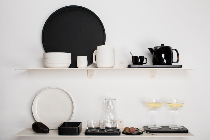 Набор их 4-х чашек для эспрессо Espresso Cup Black Glazed Passe-Partout by Vincent Van Duysen, Serax