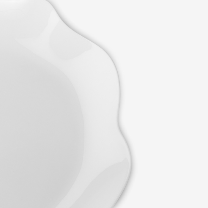 Сервировочная тарелка Serving Plate Heaven Round White Perfect Imperfection, Serax