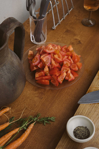 Набор из 2-х глубоких тарелок Isle Glass Shallow Bowl Set of Two, Frama