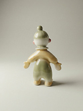 Скульптура Лыжник жёлто-зелёный, Valeria Bondarenko / POVEDAII