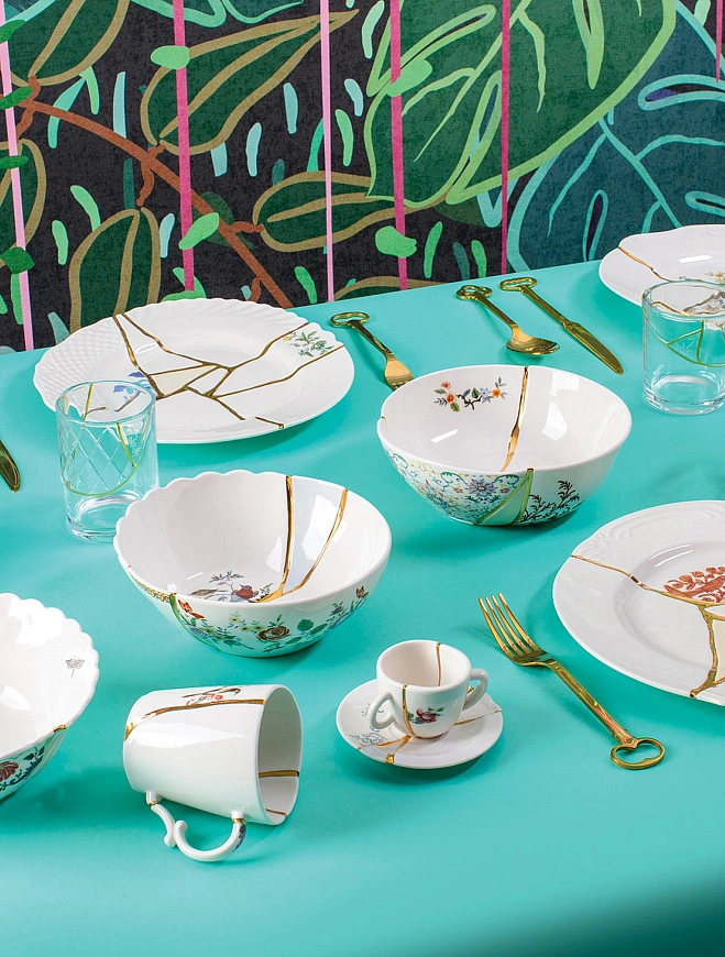Кофейная пара Kintsugi, Seletti