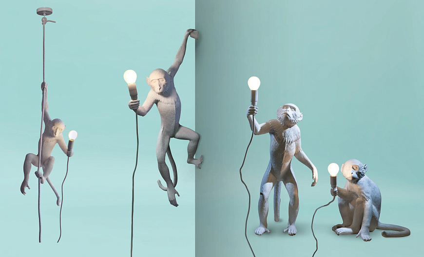 Настольная лампа Monkey Lamp Standing, Seletti
