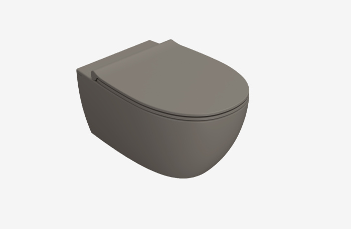 Подвесной унитаз 4All безободковый с сиденьем, Ceramica Globo