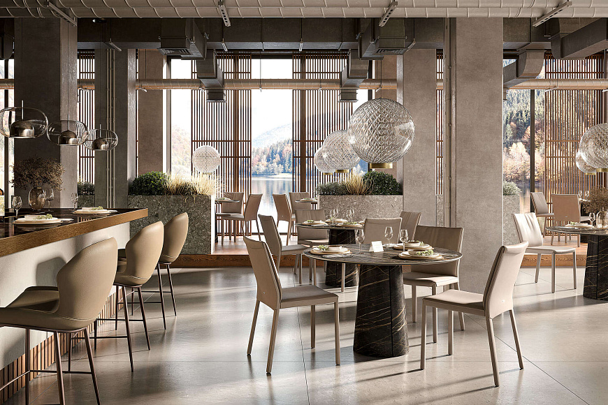 Обеденный стол Cuba Keramik Bistrot, Cattelan Italia