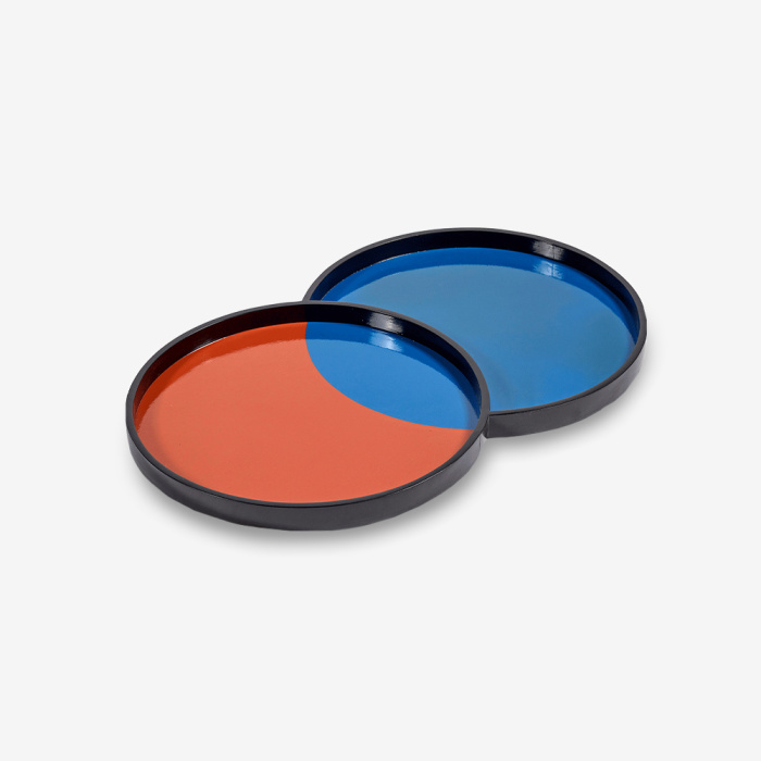 Поднос сервировочный Tray Red Blue Yo-Yo, Serax