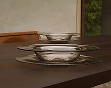 Набор из 2-х тарелок Isle Glass Plate Set of Two, Frama