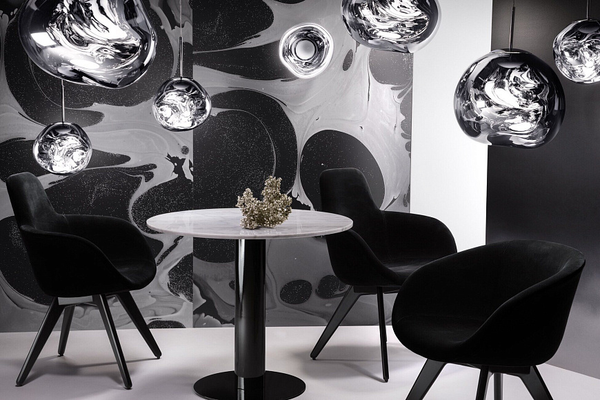 Подвесной светильник Melt Mini Chrome Led, Tom Dixon