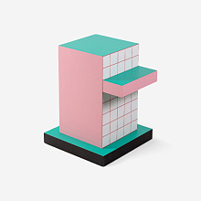 Приставной столик Supersidetable Red Grid, Seletti