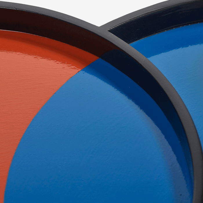 Поднос сервировочный Tray Red Blue Yo-Yo, Serax