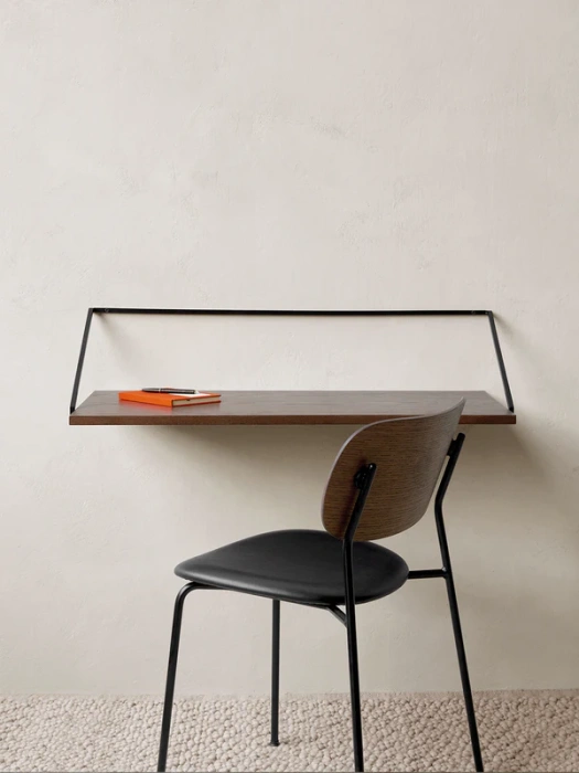 Стул с мягким сиденьем Co Dining Chair, upholstered seat, Black, Audo Copenhagen (ex. Menu)