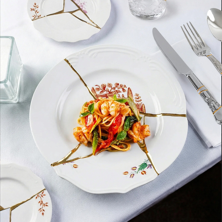 Тарелка Kintsugi, Seletti