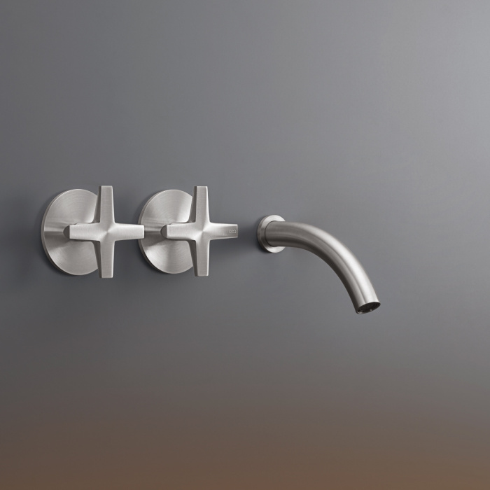 Настенный смеситель с двумя ручками и изливом CRX11, Cea Design